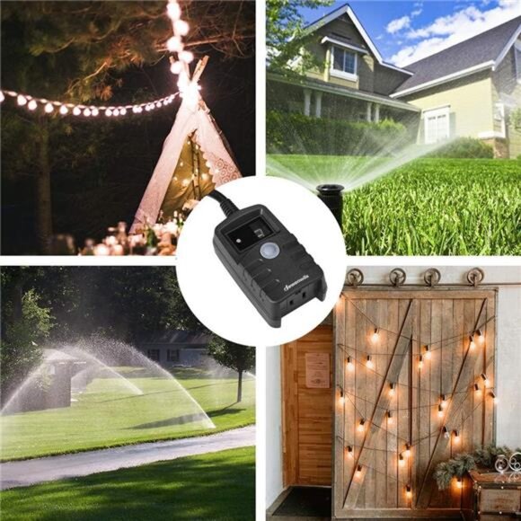 Light Timer Outdoor Weatherproof,Countdown Photocell SensorTimer with Electrical - Picture 7 of 8